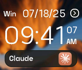 Clock widget